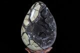 Septarian Dragon Egg Geode - Removable Section #68235-3